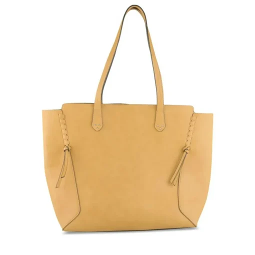 Sac à Main JAUNE Femme Motif Uni
