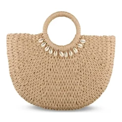 Sac à Main JAUNE Femme Motif Uni
