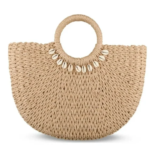 Sac à Main JAUNE Femme Motif Uni