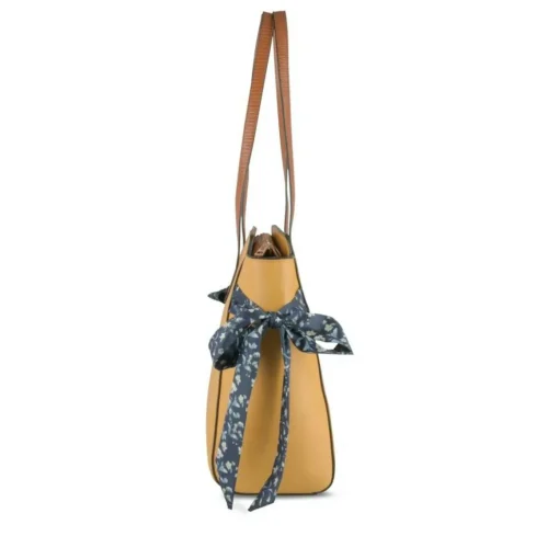 Sac à Main JAUNE Femme Motif Uni