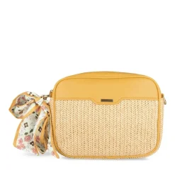 Sac à Main JAUNE Femme Motif Uni