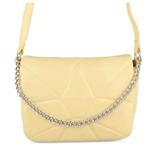 Sac à Main JAUNE Femme Motif Uni