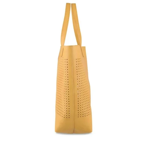 Sac à Main JAUNE Femme Motif Uni