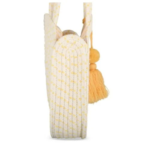 Sac à Main JAUNE Femme Motif Uni