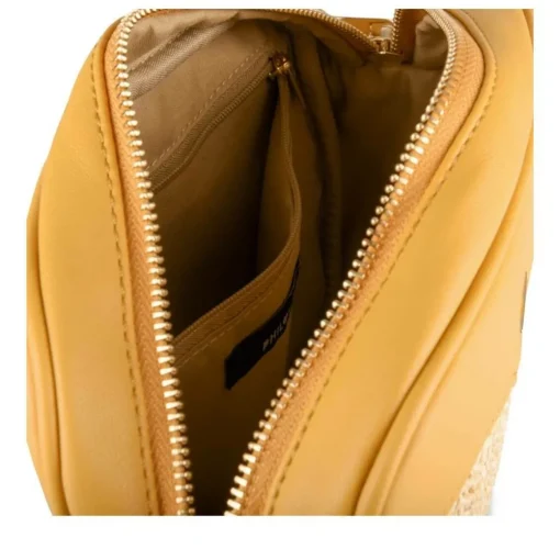 Sac à Main JAUNE Femme Motif Uni
