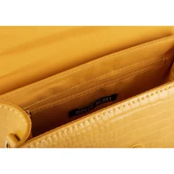 Sac à Main JAUNE Femme Motif Uni