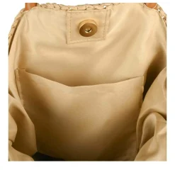 Sac à Main JAUNE Femme Motif Uni