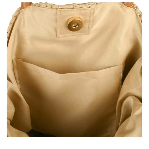 Sac à Main JAUNE Femme Motif Uni