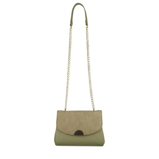 Sac à Main KAKI Femme Motif Uni