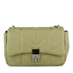 Sac à Main KAKI Femme Motif Uni
