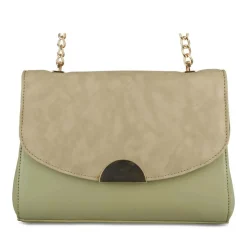 Sac à Main KAKI Femme Motif Uni