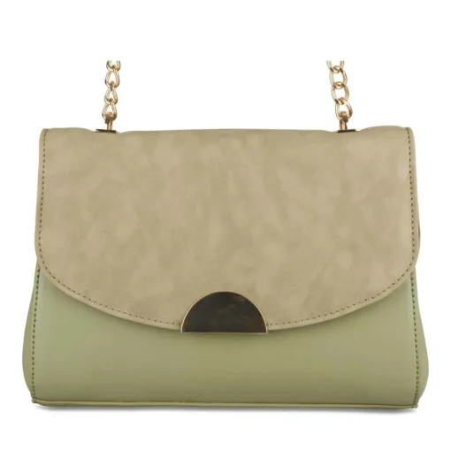 Sac à Main KAKI Femme Motif Uni