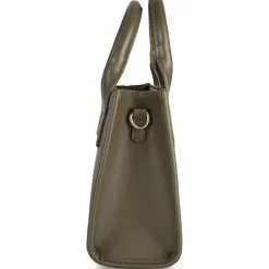 Sac à Main KAKI Femme Motif Uni