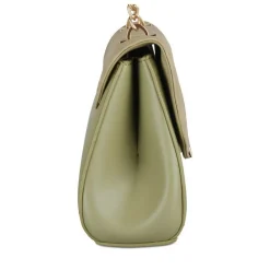Sac à Main KAKI Femme Motif Uni