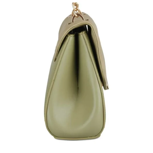 Sac à Main KAKI Femme Motif Uni