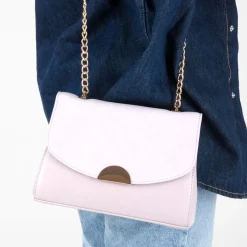 Sac à Main LILAS Femme Motif Uni