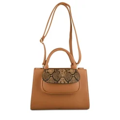 Sac à Main MARRON Femme Motif Animal