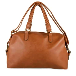 Sac à Main MARRON Femme Motif Uni