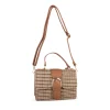 Sac à Main MARRON Femme Motif Uni