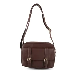 Sac à Main MARRON Femme Motif Uni