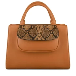 Sac à Main MARRON Femme Motif Animal