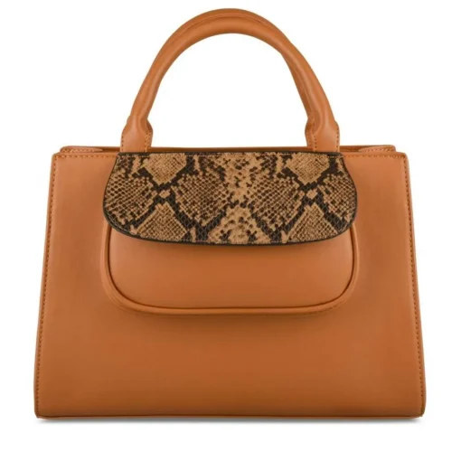 Sac à Main MARRON Femme Motif Animal