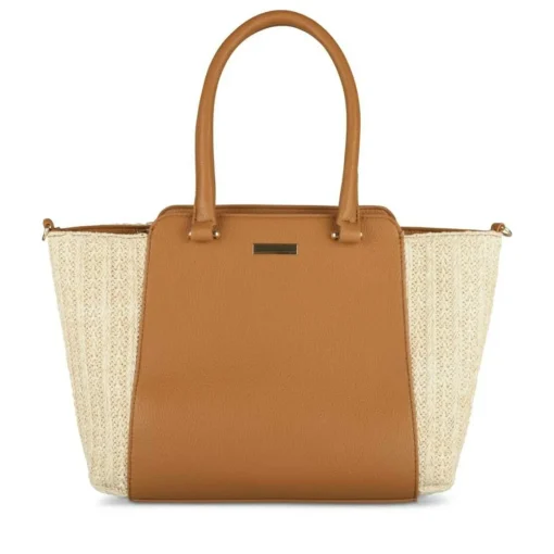 Sac à Main MARRON Femme Motif Uni
