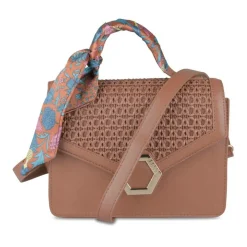 Sac à Main MARRON Femme Motif Uni