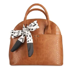 Sac à Main MARRON Femme Motif Uni