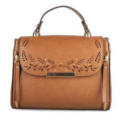Sac à Main MARRON Femme Motif Uni