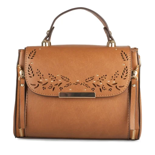 Sac à Main MARRON Femme Motif Uni