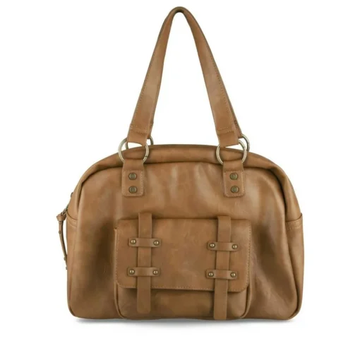 Sac à Main MARRON Femme Motif Uni
