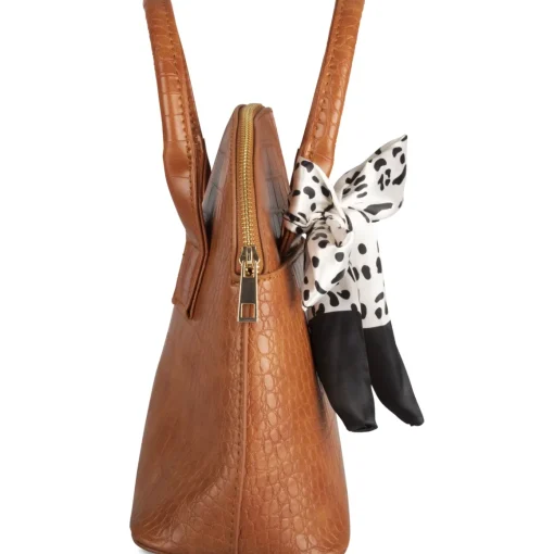 Sac à Main MARRON Femme Motif Uni