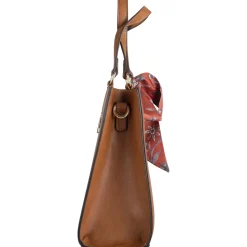 Sac à Main MARRON Femme Motif Uni