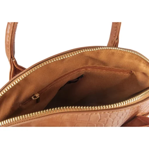 Sac à Main MARRON Femme Motif Uni