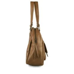 Sac à Main MARRON Femme Motif Uni