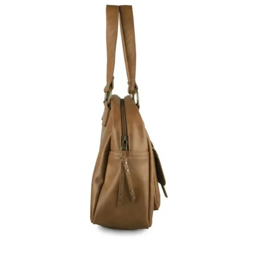 Sac à Main MARRON Femme Motif Uni