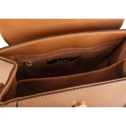 Sac à Main MARRON Femme Motif Uni