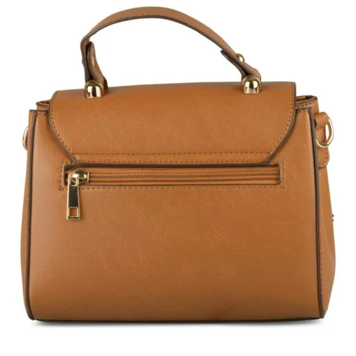 Sac à Main MARRON Femme Motif Fleuri