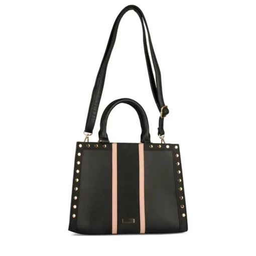 Sac à Main NOIR Femme Motif Clouté