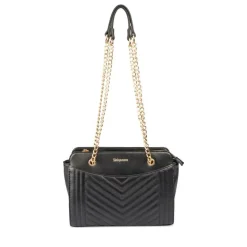 Sac à Main NOIR Femme Motif Uni