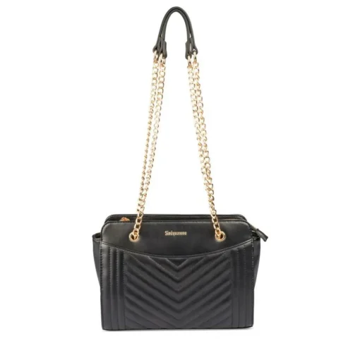 Sac à Main NOIR Femme Motif Uni