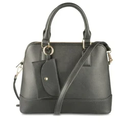 Sac à Main NOIR Femme Motif Uni