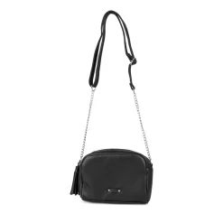 Sac à Main NOIR Femme Motif Uni