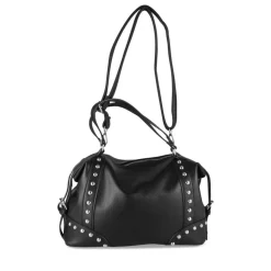Sac à Main NOIR Femme Motif Clouté