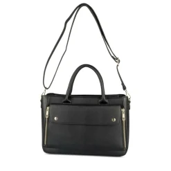 Sac à Main NOIR Femme Motif Uni