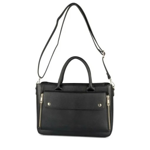 Sac à Main NOIR Femme Motif Uni