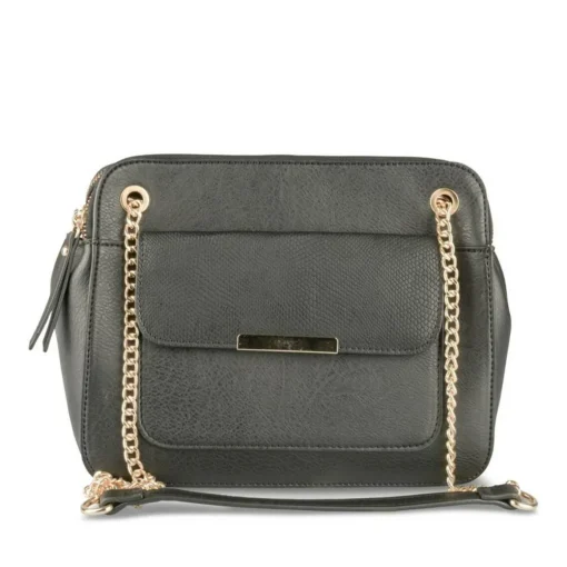 Sac à Main NOIR Femme Motif Uni