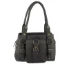 Sac à Main NOIR Femme Motif Uni