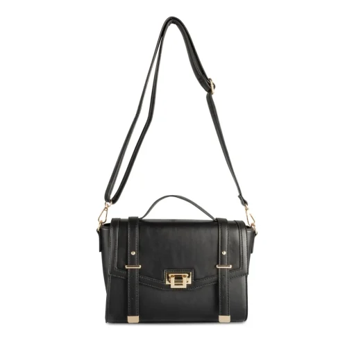 Sac à Main NOIR Femme Motif Uni